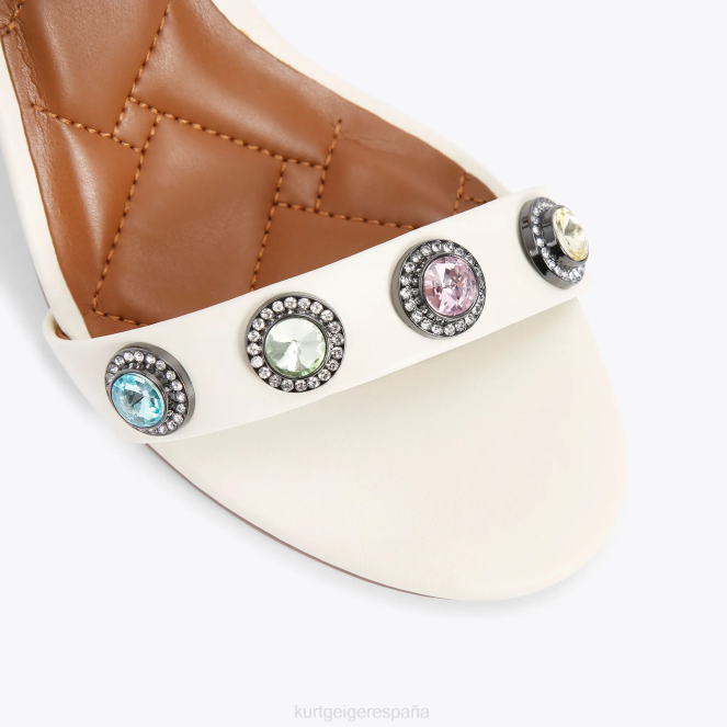 Kurt Geiger mujer sandalias london octavia block 2LPR676 | calzados combinación de huesos